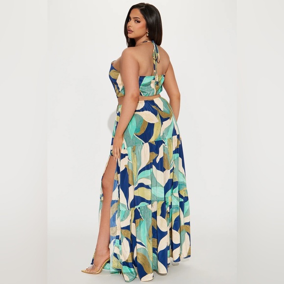 Beach Talking Satin Maxi - Picture 3 of 3